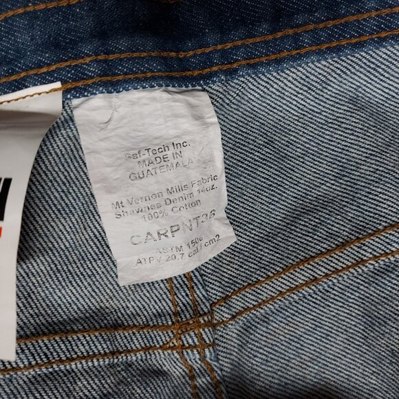 SAF-TECH FR CARPENTER JEANS - 42X34 - Flame-Resistant - Picture 5 of 7